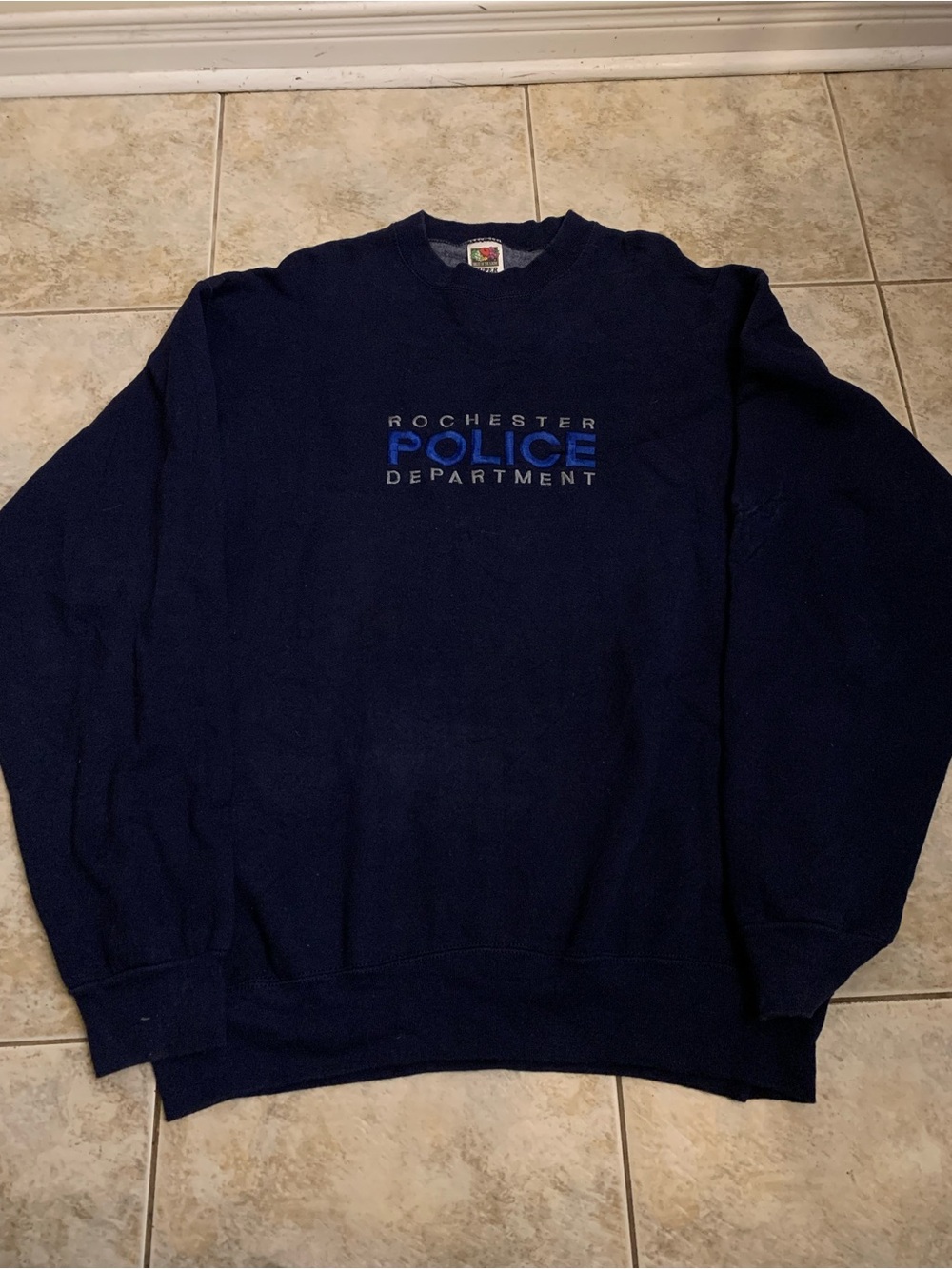 Vintage rochester police department Crewneck Sweatshirt Sz XL